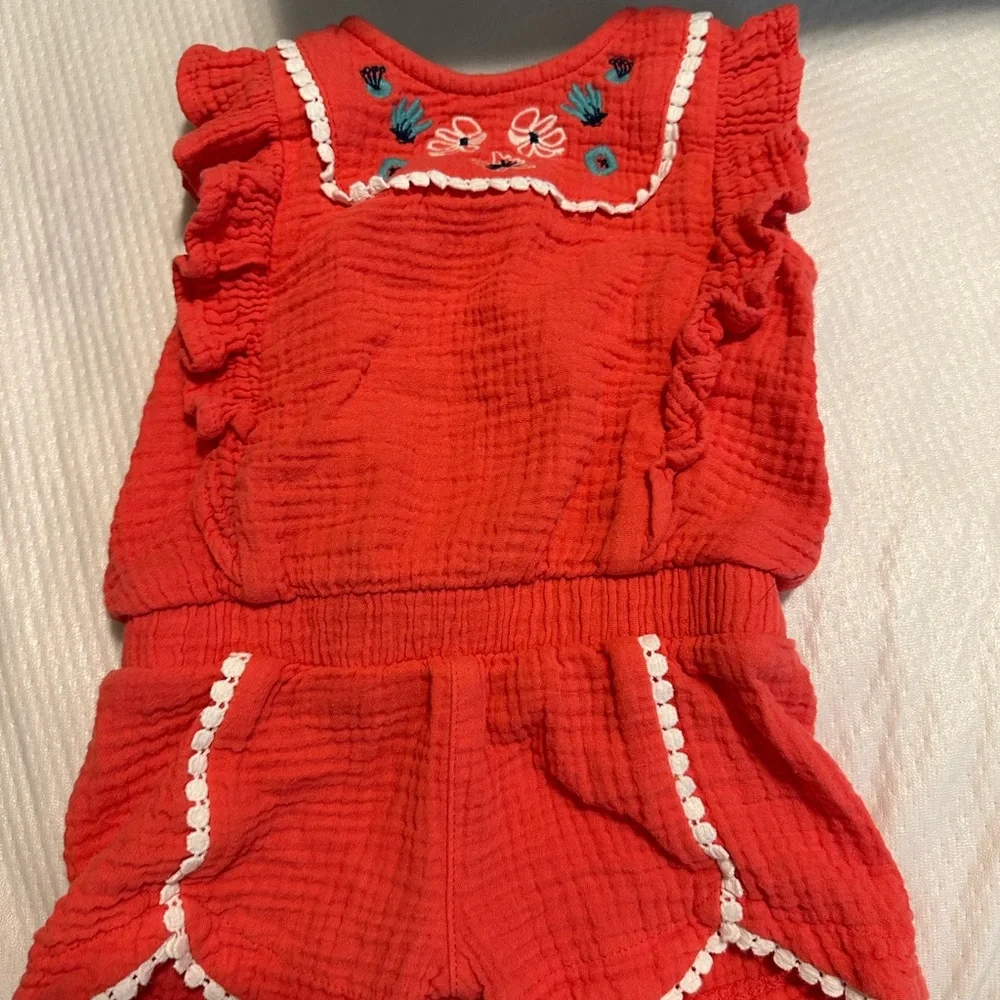 Red Ruffled Kids Bottoms - Picture 1 of 1